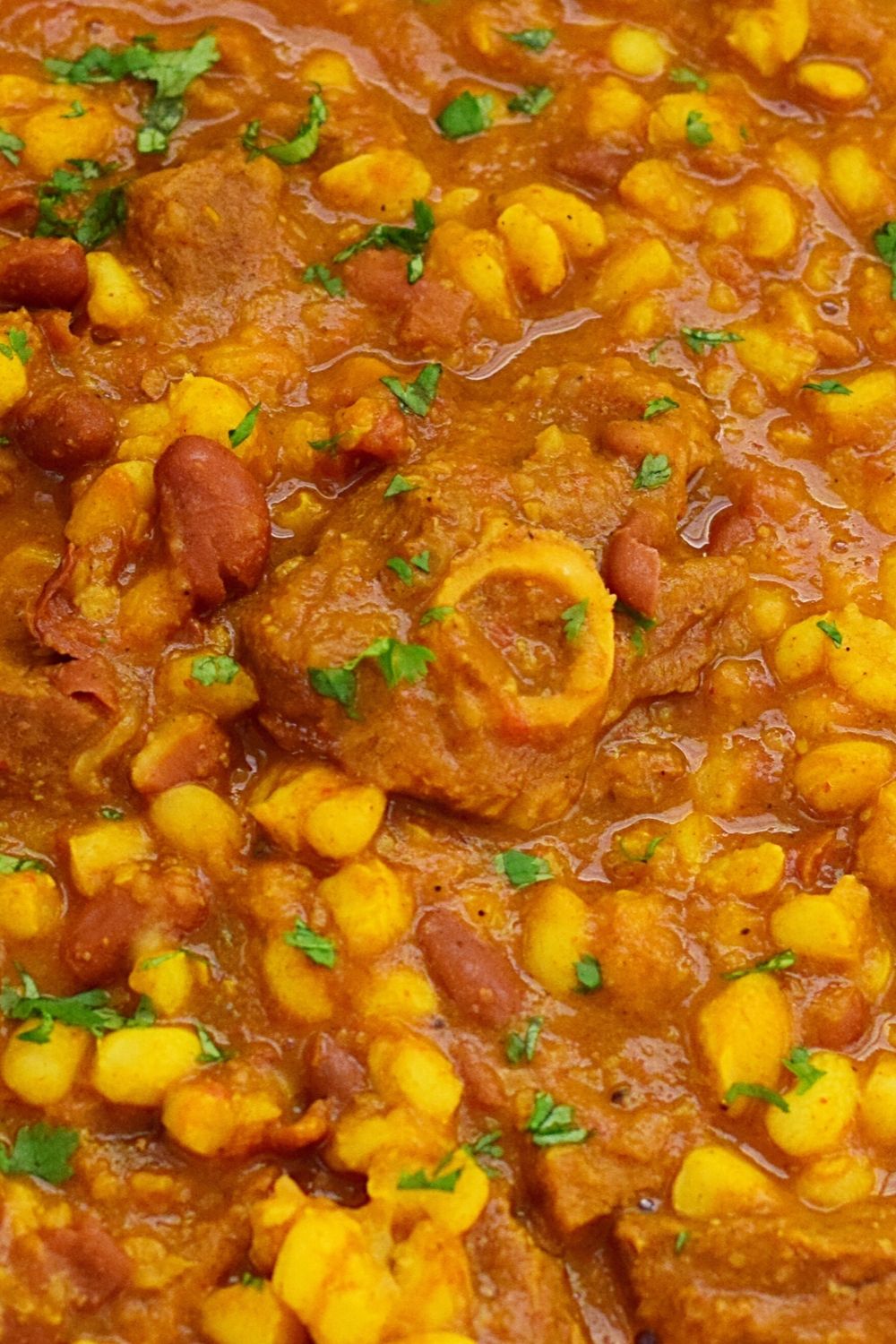 Curried Samp And Beans With Lamb