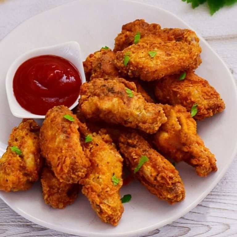 Light and Crispy Crumbed Chicken Wings