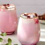 Bombay Crush, Indian Milkshake in 2 glasses