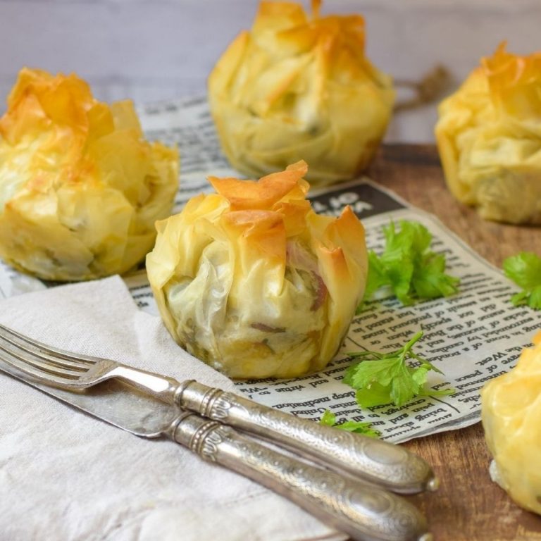 Delicious Roasted Veggie Phyllo Parcels