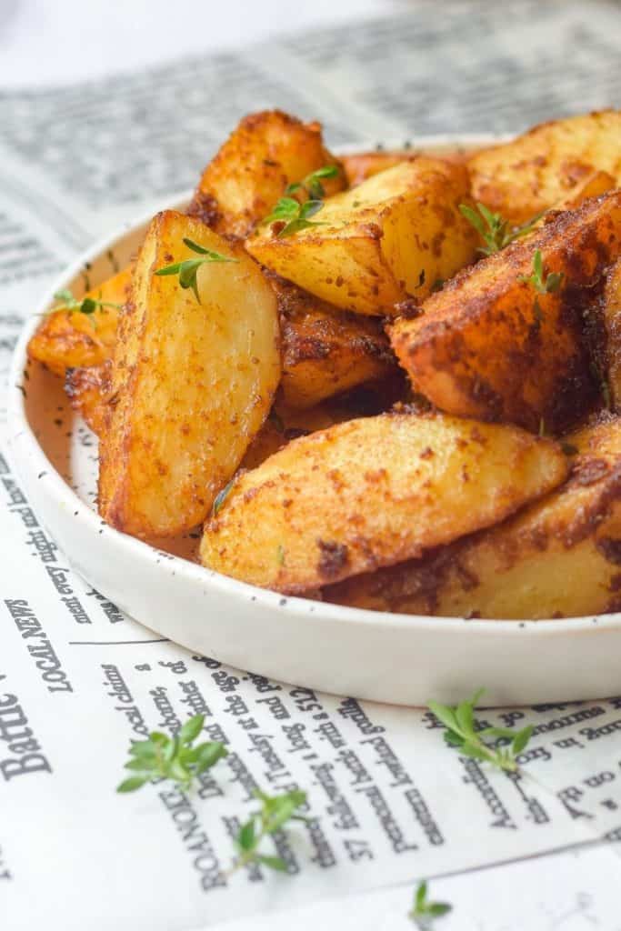 Spicy Potato Wedges • Tamarind & Thyme