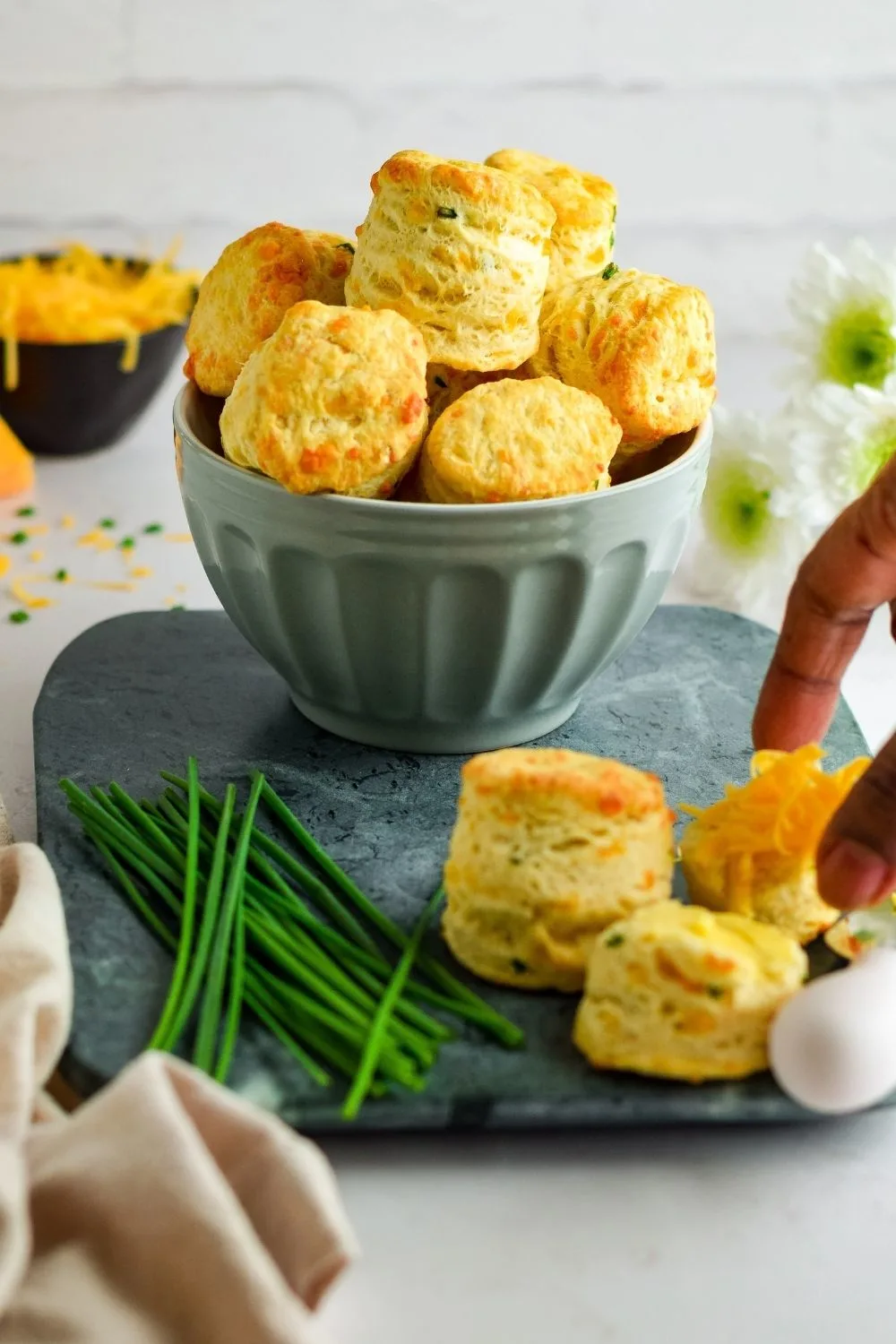 Cheese And Chive Scones