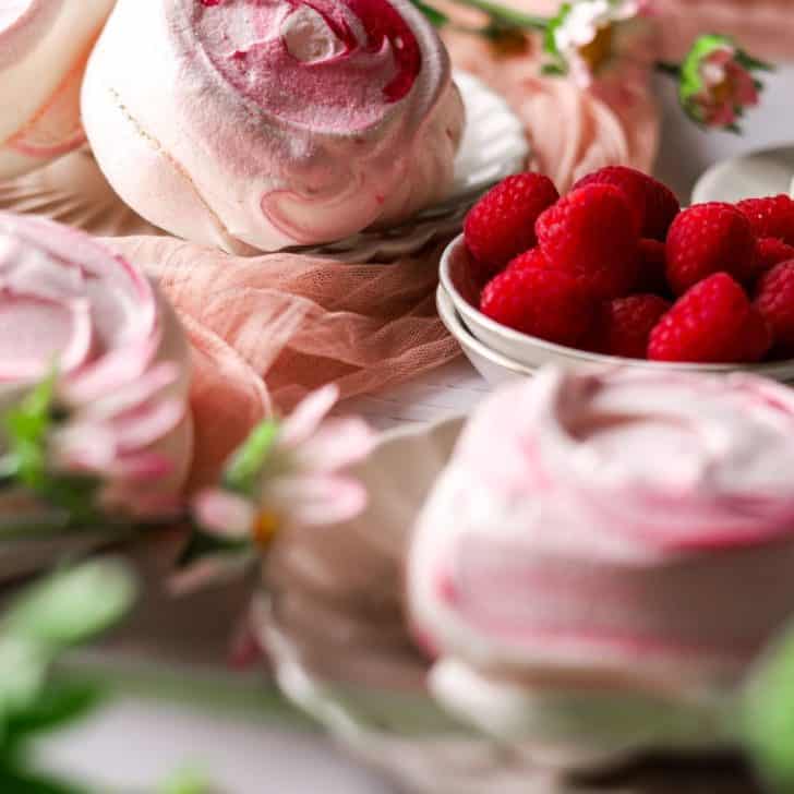Tamarind Raspberry Blend White Chocolate and Raspberry Pavlova • Tamarind & Thyme