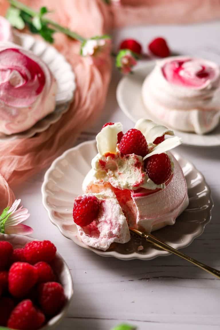 Tamarind Raspberry Blend White Chocolate and Raspberry Pavlova • Tamarind & Thyme